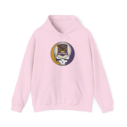 Baltimore Football Stealie Grateful Dead Hoodie - NFL