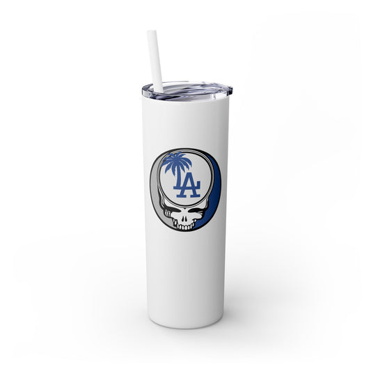 Los Angeles Dodgers Skinny Tumbler with Straw, 20oz
