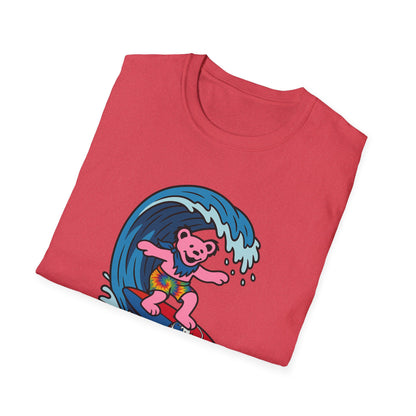 Surfin' Bear - Life is dead. Grateful Dead TShirt
