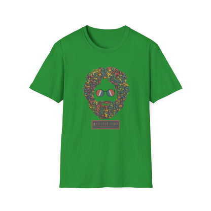 Jerry Garcia Dancing Bears Face - Vineyard Collection Grateful Dead TShirt