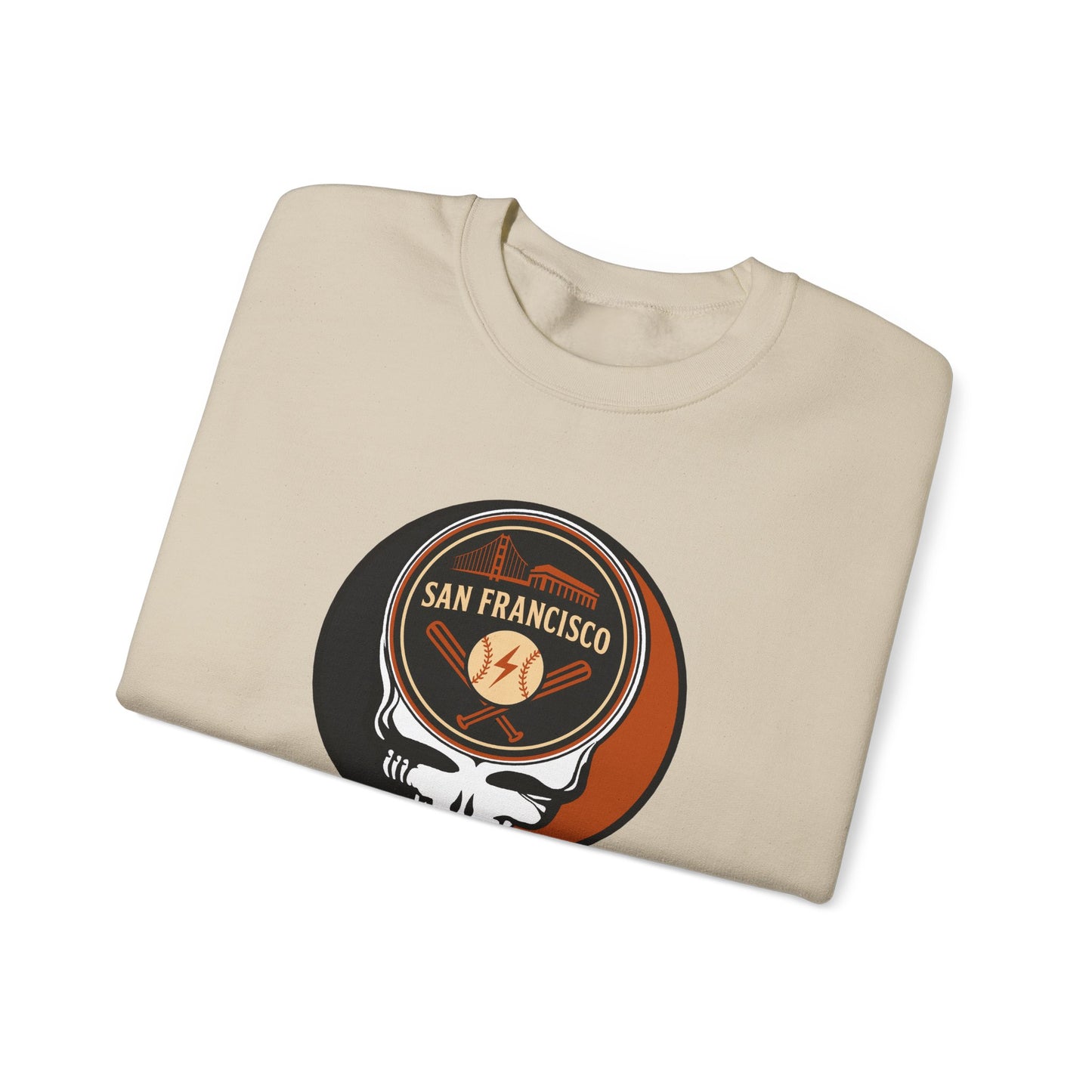 San Francisco Giants Grateful Dead Stealie Crewneck Sweatshirt - MLB