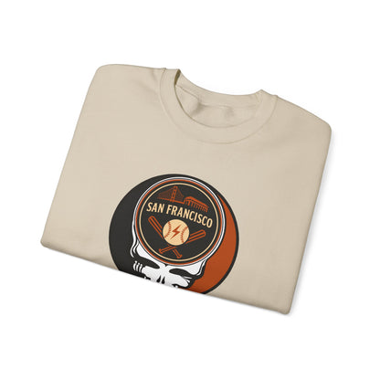 San Francisco Giants Grateful Dead Stealie Crewneck Sweatshirt - MLB