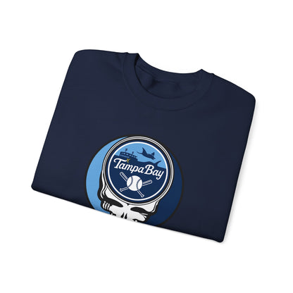 Tampa Bay Rays Stealie Grateful Dead Crewneck Sweatshirt - MLB