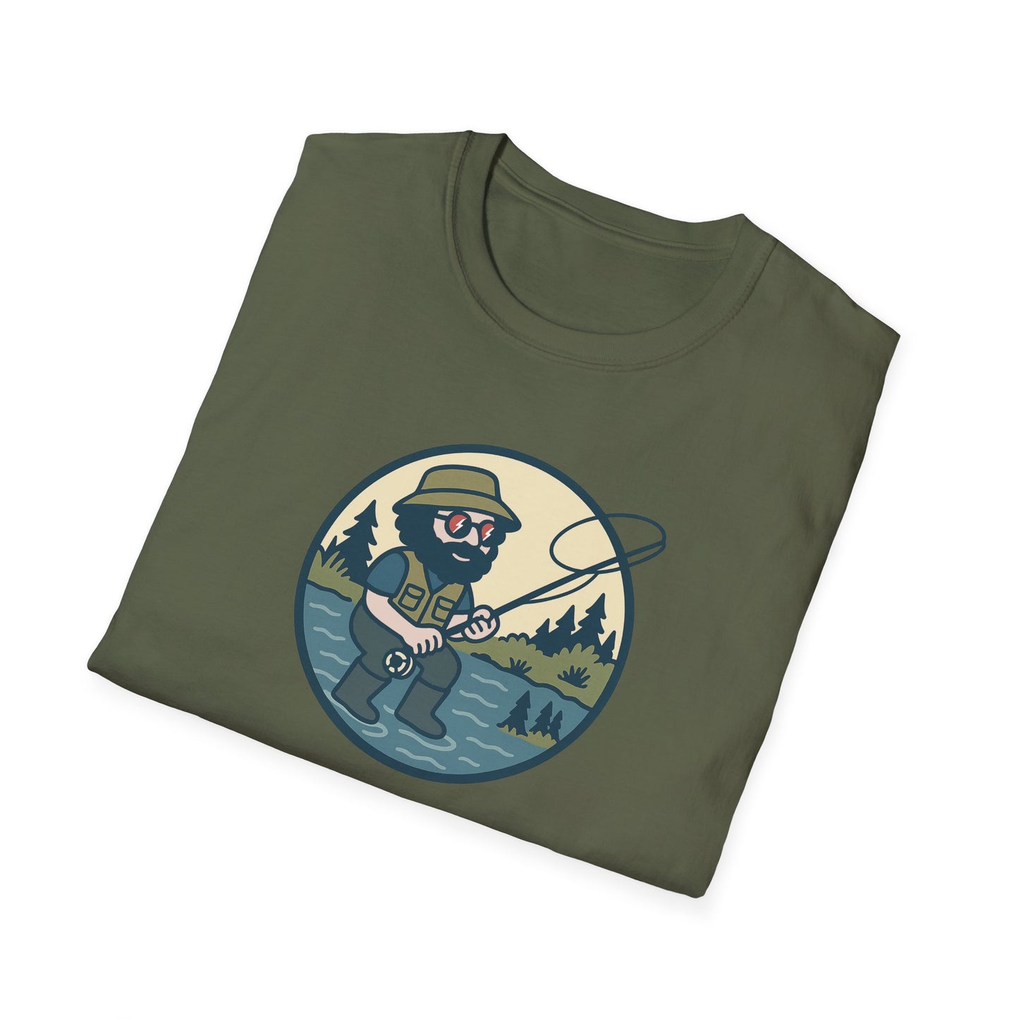 Fly Fishin' Jerry - Life is dead. Grateful Dead TShirt