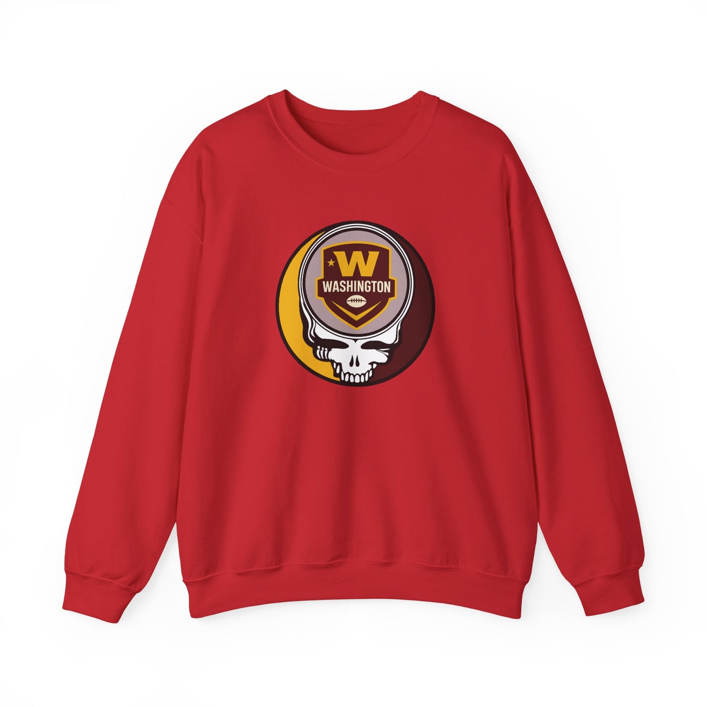 Washington Football Grateful Dead Stealie Crewneck Sweatshirt - NFL