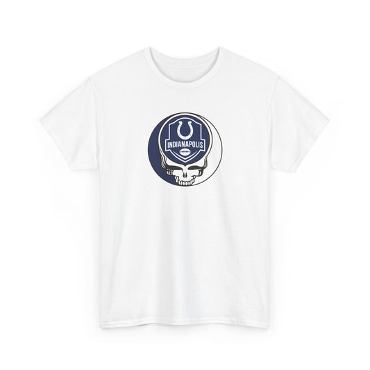 Indianapolis Football Stealie Grateful Dead Steal Your Face T-Shirt - NFL