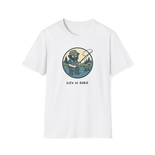 Fly Fishin' Jerry - Life is dead. Grateful Dead TShirt