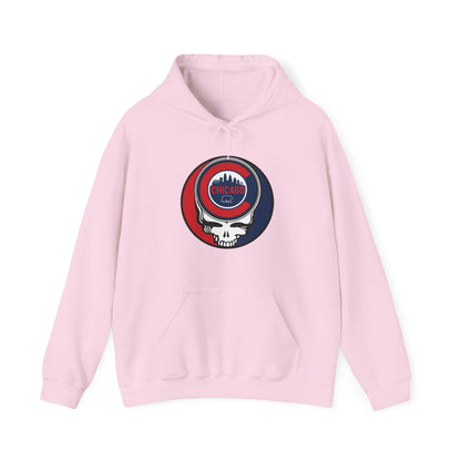 Chicago Cubs Grateful Dead Unisex Heavy Blend Hoodie - Hooded Sweatshirt