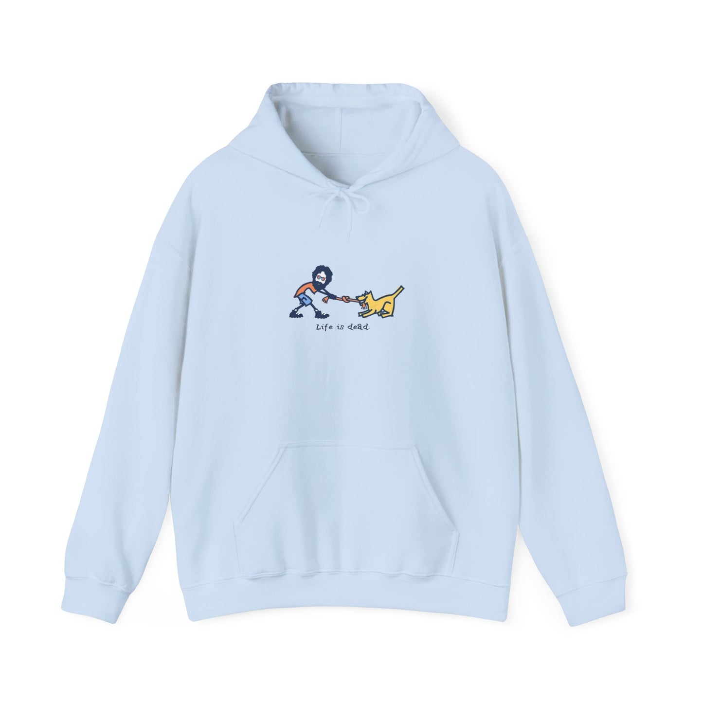 Life is dead. Jerry and His Best Friend Grateful Dead Unisex Hoodie