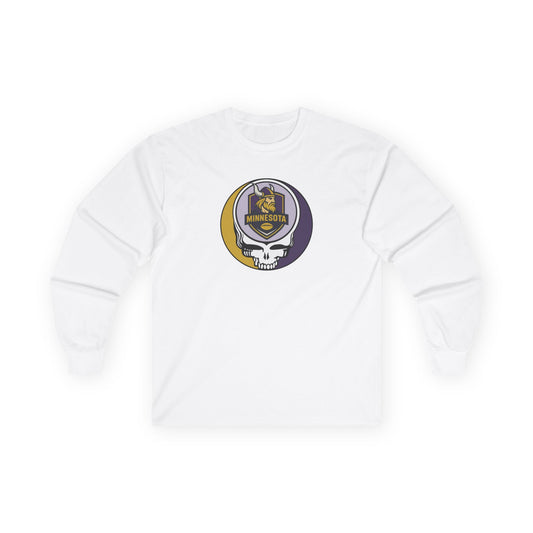 Minnesota Football Stealie Ultra Cotton Long Sleeve Tee - NFL