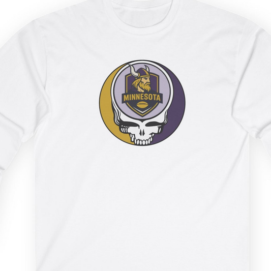 Minnesota Football Stealie Ultra Cotton Long Sleeve Tee - NFL