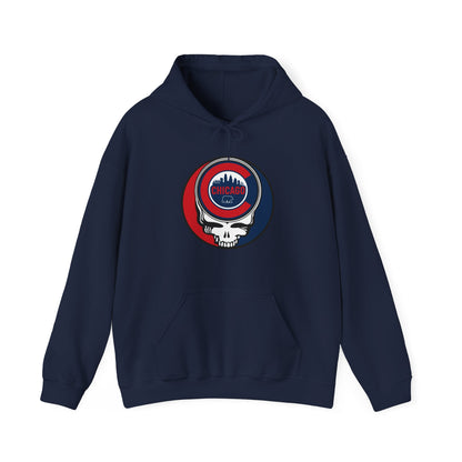 Chicago Cubs Grateful Dead Unisex Heavy Blend Hoodie - Hooded Sweatshirt