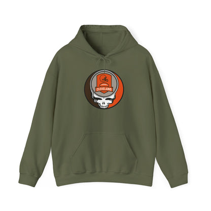 Cleveland Football Stealie Grateful Dead Hoodie - NFL