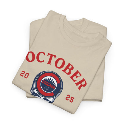 Chicago Cubs Playoffs 2025 Stealie Grateful Dead Tshirt