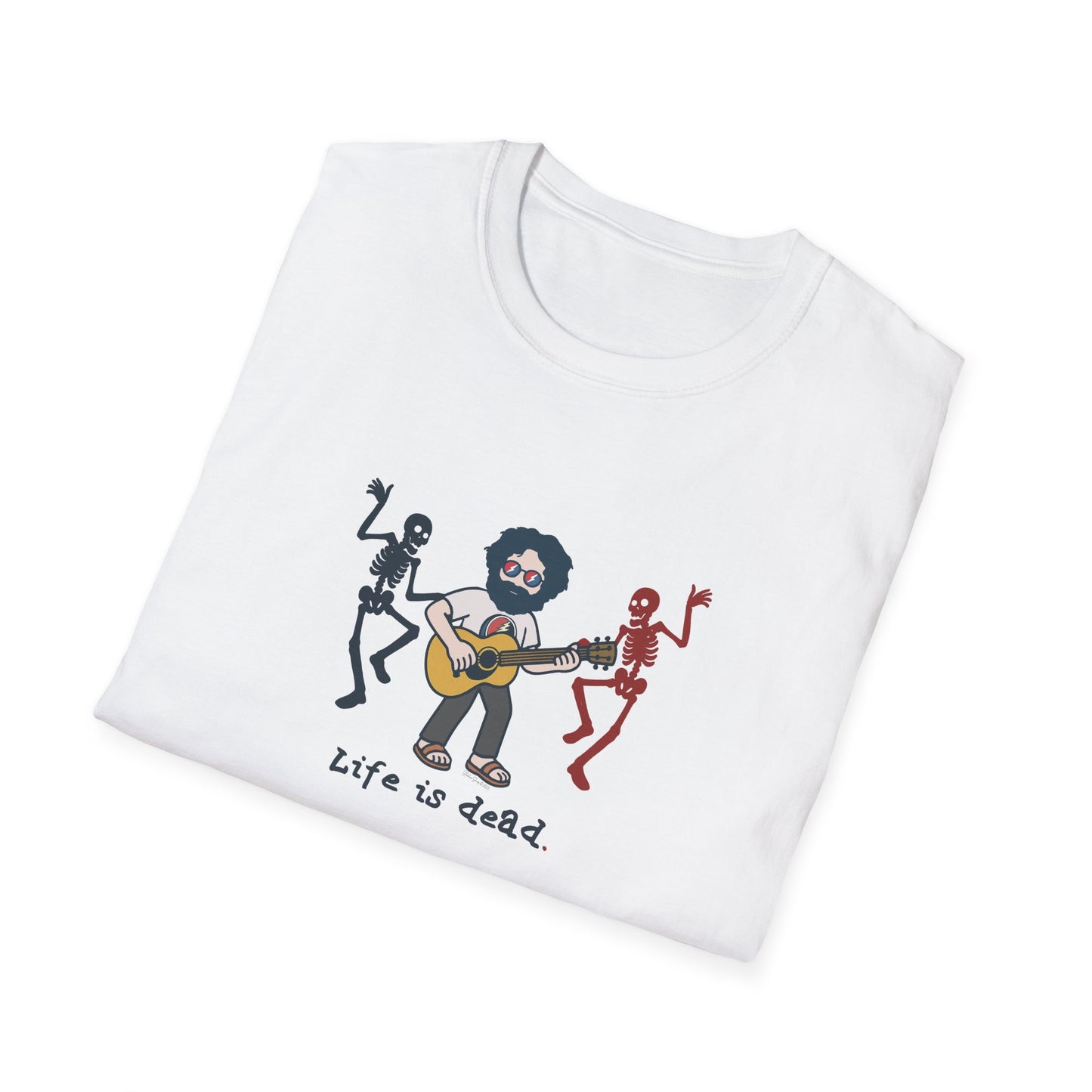 Jammin' Jerry And His Friends - Life is dead. Grateful Dead TShirt