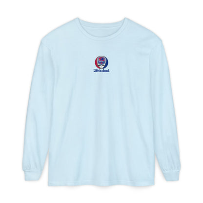 Life is dead. Grateful Grateful Gridiron Collection Buffalo Football Stealie Garment-Dyed Long Sleeve