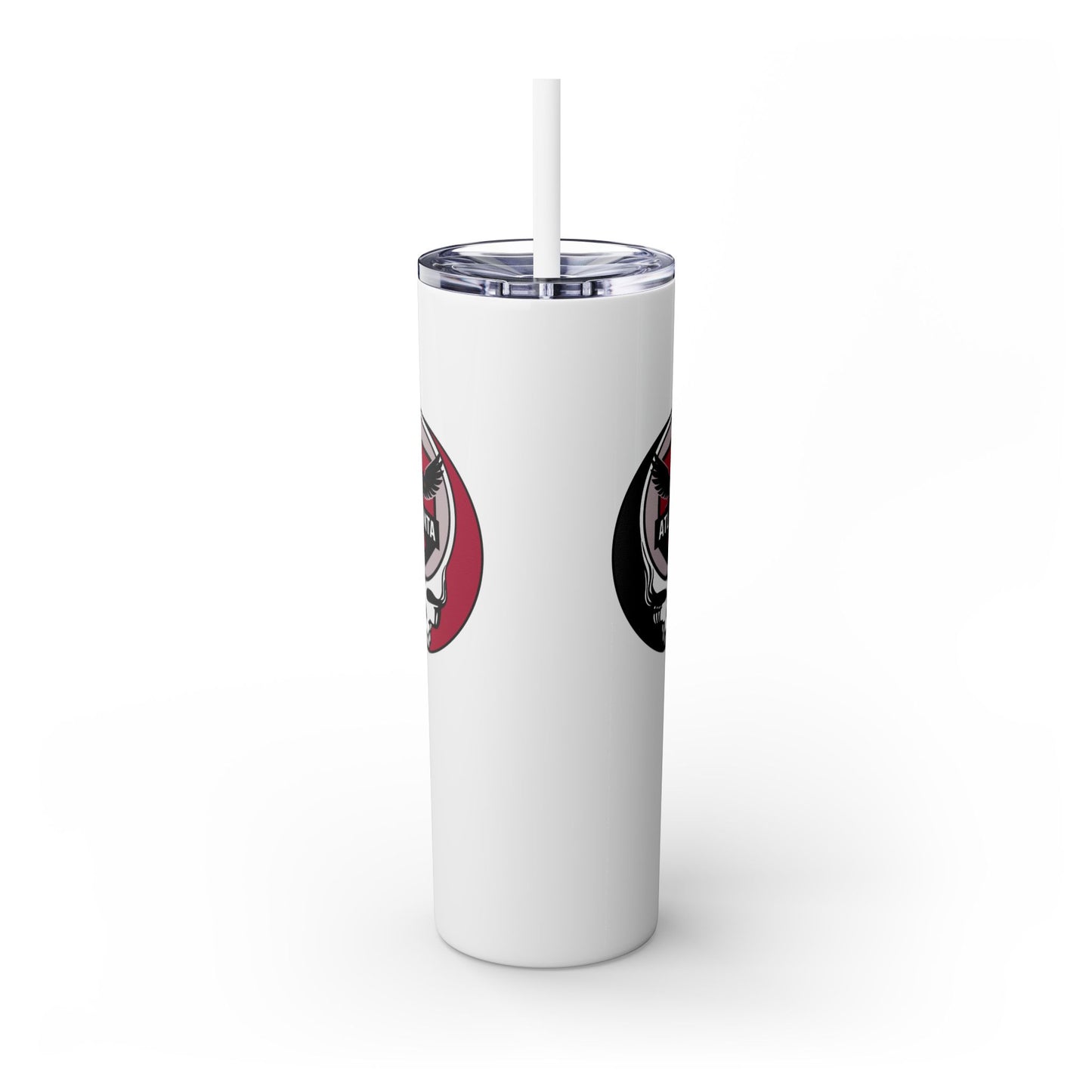 Atlanta Football Stealie Skinny Tumbler with Straw, 20oz - NFL