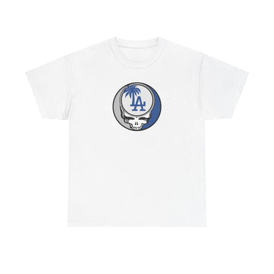 Los Angeles Dodgers Grateful Dead Steal Your Face T-Shirt - MLB