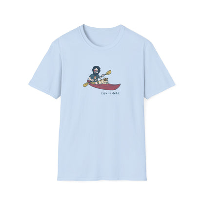 Kayakin' Jerry - Life is dead. Grateful Dead TShirt