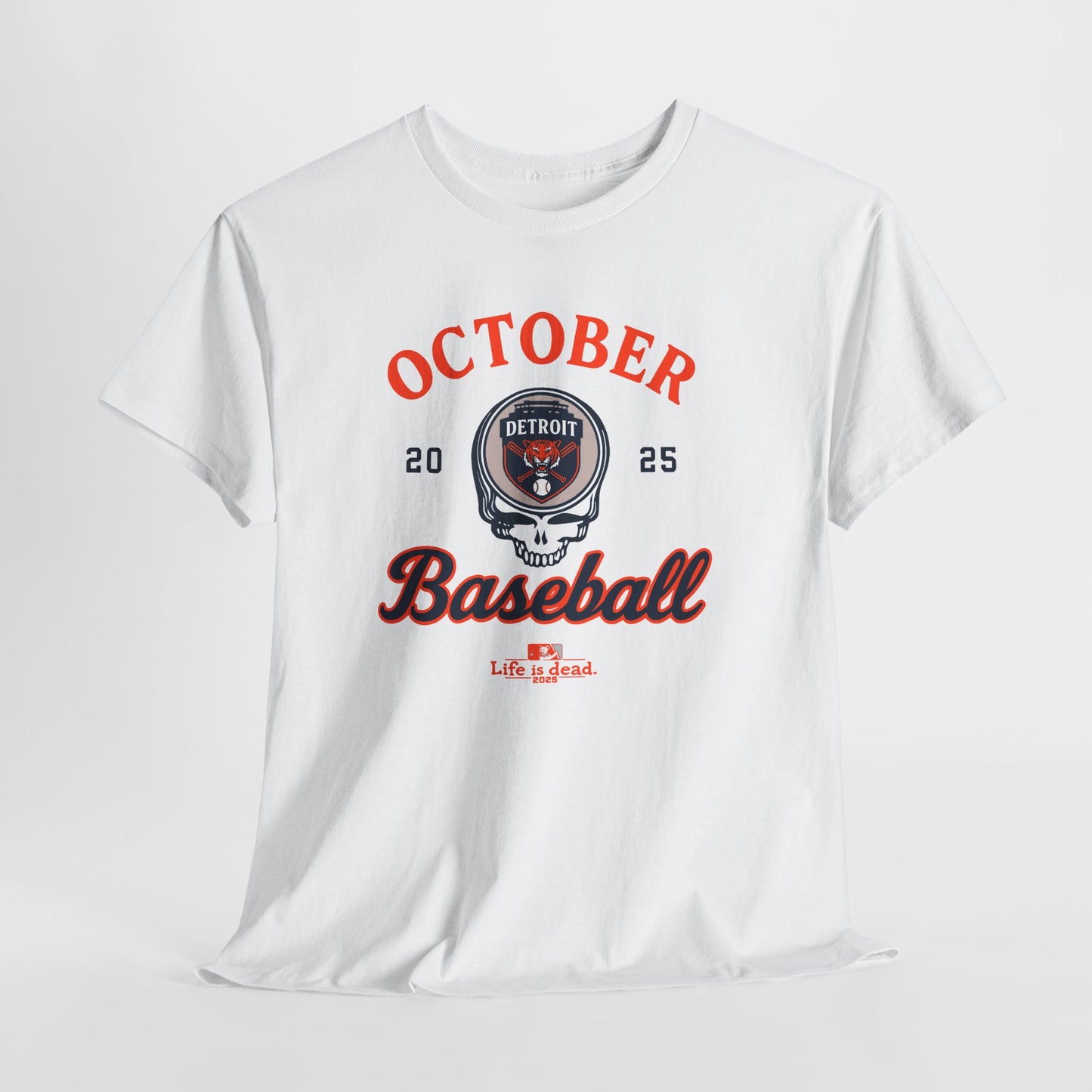 Detroit Tigers Playoffs 2025 Stealie Grateful Dead Tshirt