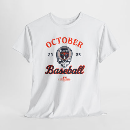 Detroit Tigers Playoffs 2025 Stealie Grateful Dead Tshirt