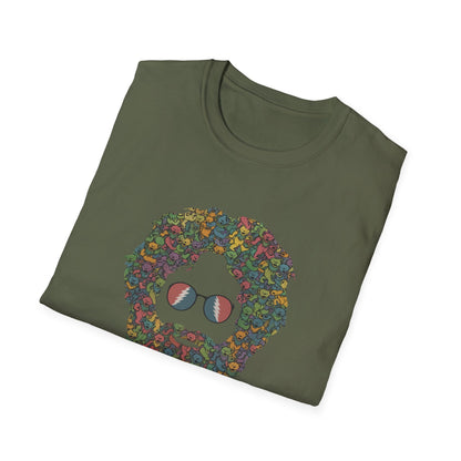 Jerry Garcia Dancing Bears Face - Vineyard Collection Grateful Dead TShirt
