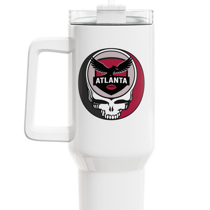 Atlanta Football Stealie "Fat Man" Tumbler,  Double Insulated 40oz Travel Mug
