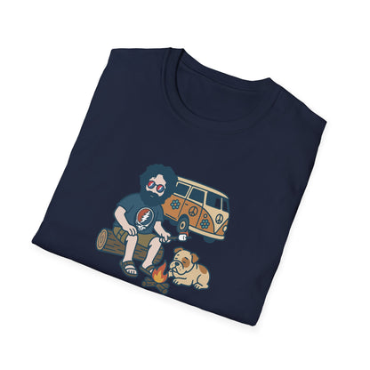 Campin' Jerry - Life is dead. Grateful Dead TShirt