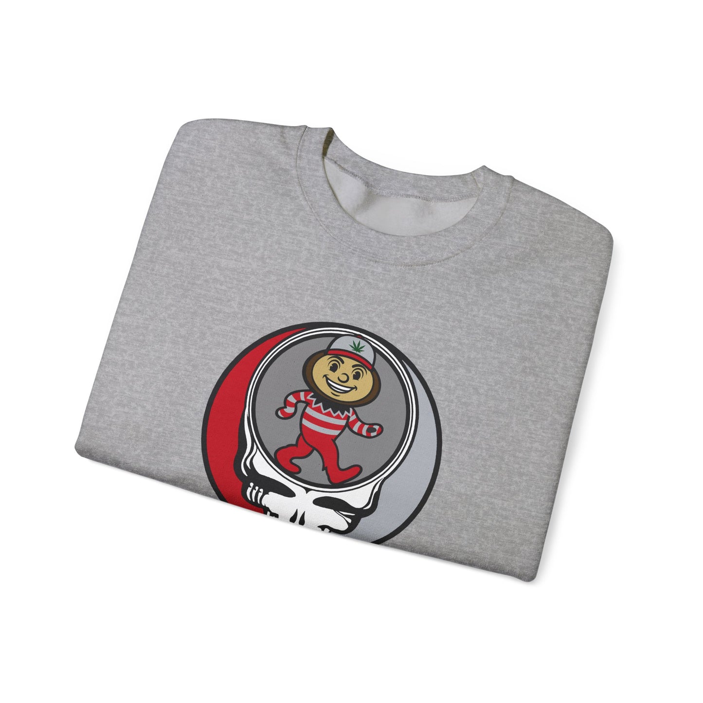 Buckeye Stealie | University Collection Grateful Dead Unisex Crewneck Sweatshirt