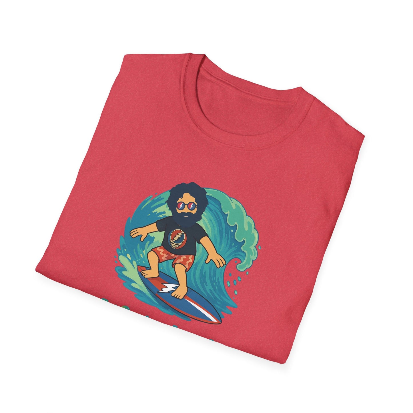 Surfiin' Jerry - Life is dead. Grateful Dead TShirt