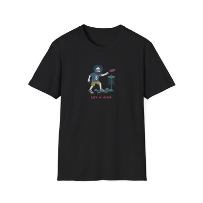Disc Golfin' Jerry - Life is dead. Grateful Dead TShirt
