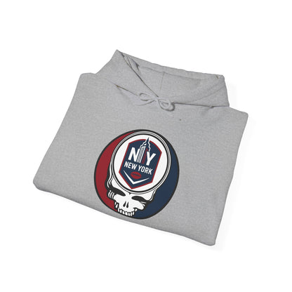 New York Football Stealie Grateful Dead Hoodie Sweatshirt - NFL