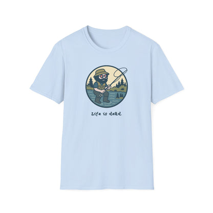 Fly Fishin' Jerry - Life is dead. Grateful Dead TShirt