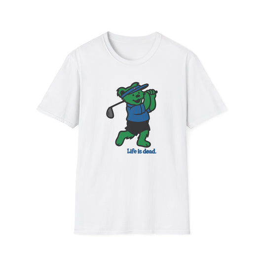 Golfin' Bear - Life is dead. Grateful Dead TShirt