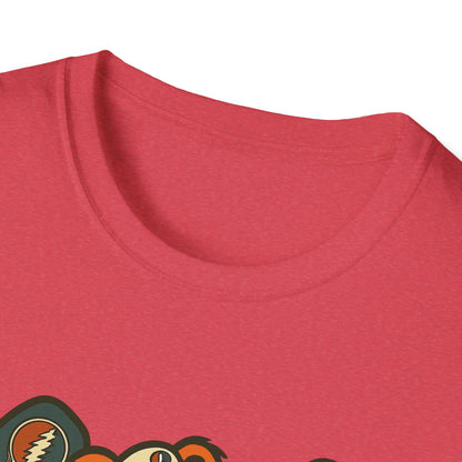 Pickleball Bear - Life is dead. Grateful Dead TShirt