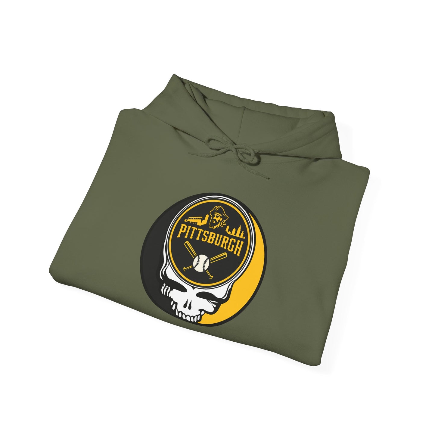 Pittsburgh Pirates Grateful Dead Unisex Heavy Blend Hoodie - MLB