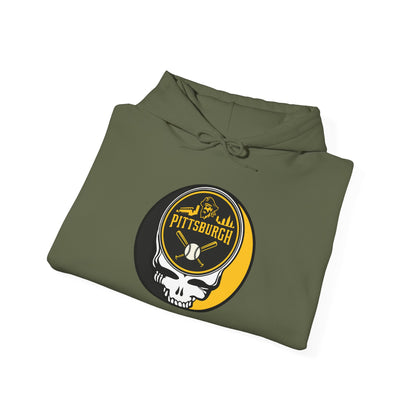 Pittsburgh Pirates Grateful Dead Unisex Heavy Blend Hoodie - MLB