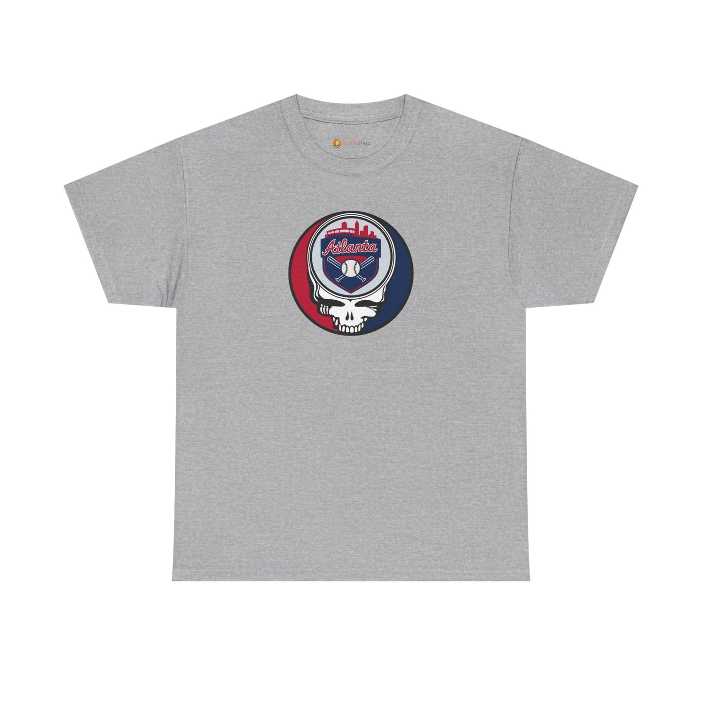 Atlanta Braves Grateful Dead Steal Your Face T-Shirt - MLB