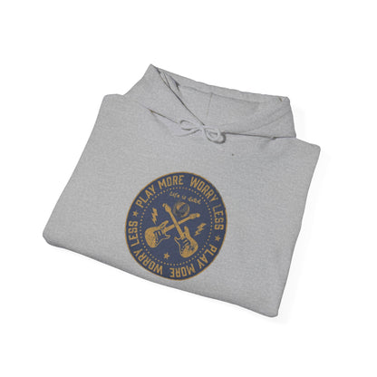 Life is dead. 'Play More, Worry Less Grateful Dead Unisex Hoodie