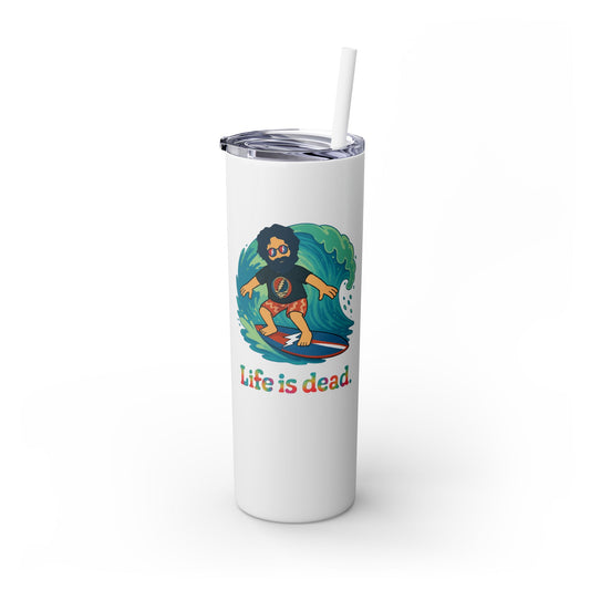 Surfin' Jerry Skinny Tumbler with Straw, 20oz