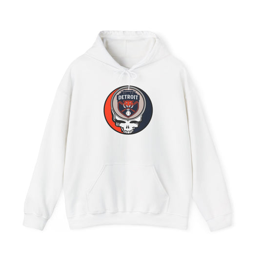 Detroit Tigers Grateful Dead Unisex Heavy Blend Hoodie - Hooded Sweatshirt