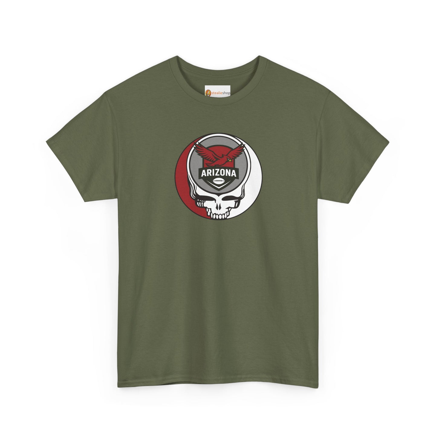 Arizona Cardinals Grateful Dead Steal Your Face T-Shirt - NFL