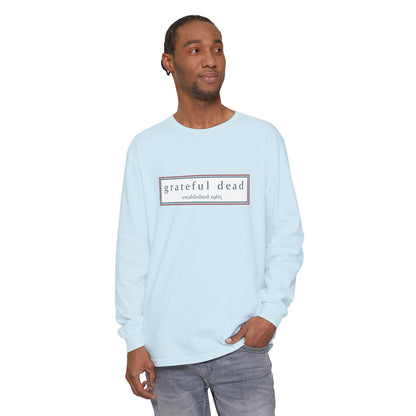 Grateful Dead Dancing Bear Two-Sided Vineyard Collection Garment-dyed Long Sleeve T-Shirt