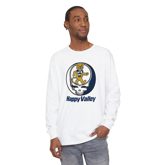 Happy Valley Stealie | University Collection Garment-Dyed Long Sleeve T-Shirt