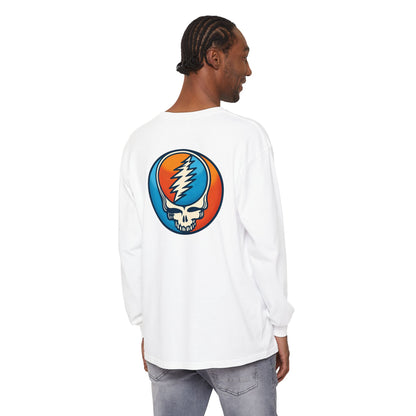 Twisted Stealie Two-Sided Vineyard Collection Garment-dyed Long Sleeve T-Shirt
