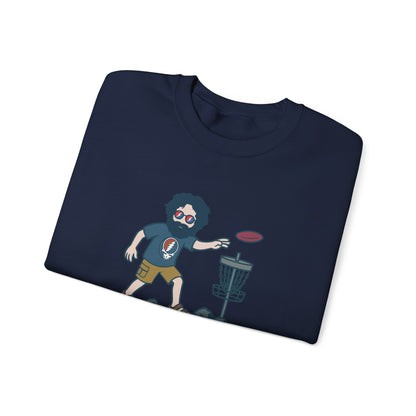 Disc Golfin' Jerry | Life is dead. Crewneck Sweatshirt