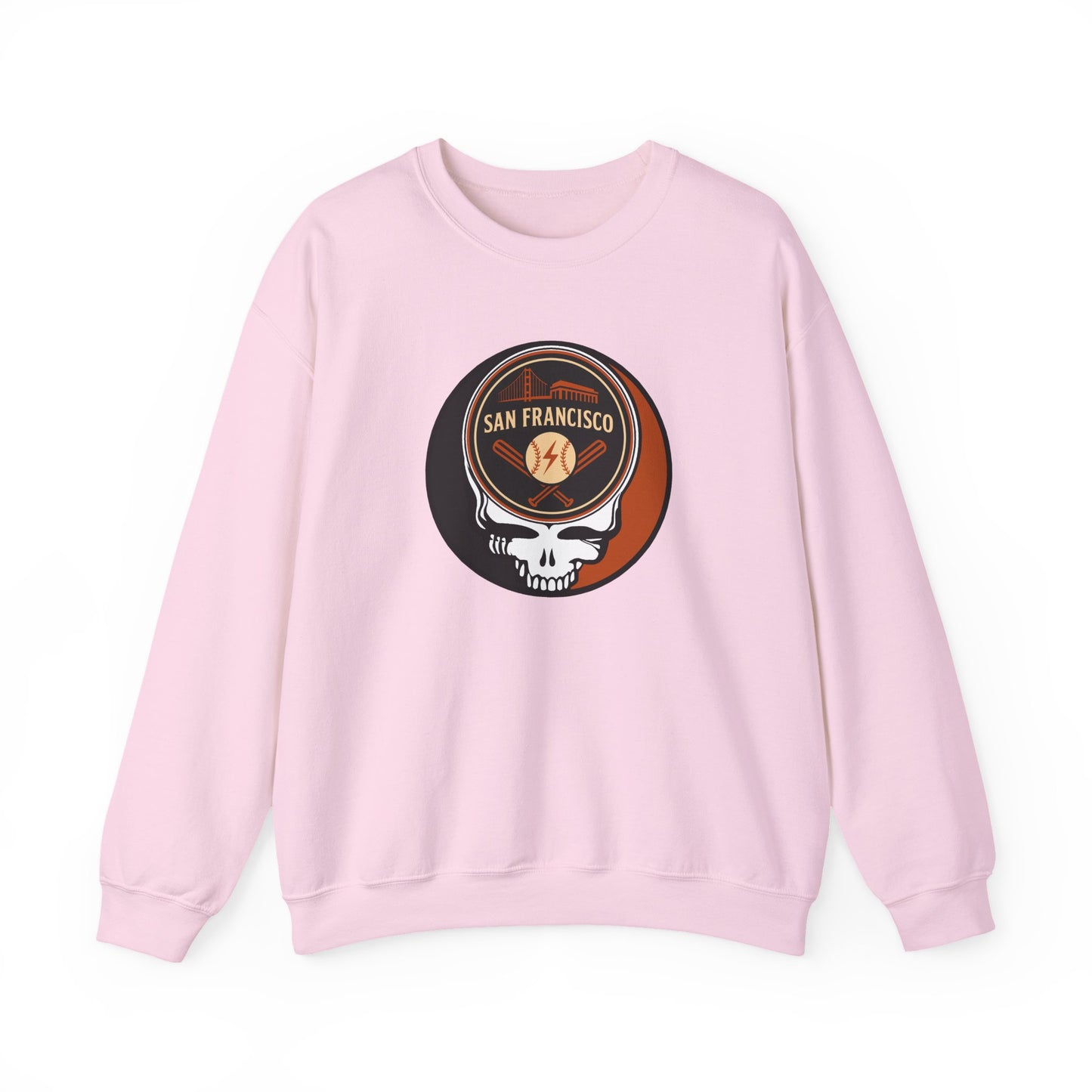 San Francisco Giants Grateful Dead Stealie Crewneck Sweatshirt - MLB
