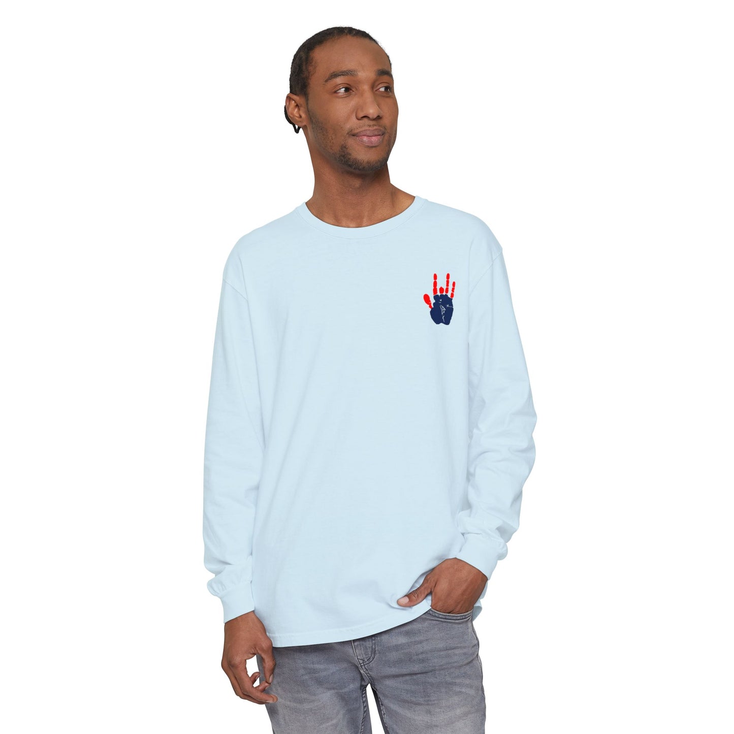 Jerry's Hand Two-Sided Vineyard Collection Garment-dyed Long Sleeve T-Shirt