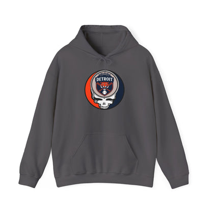 Detroit Tigers Grateful Dead Unisex Heavy Blend Hoodie - Hooded Sweatshirt