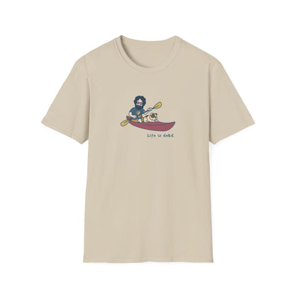 Kayakin' Jerry - Life is dead. Grateful Dead TShirt